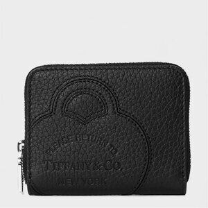 New Tiffany & Co. Return to Tiffany Zip Black Wallet S 99 - 100% Authentic